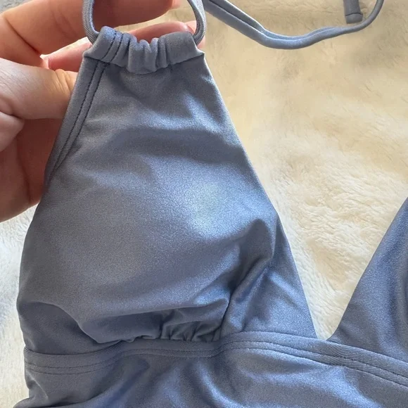 Cupshe Light Blue One-Piece Swimsuit - Picture 2 of 6